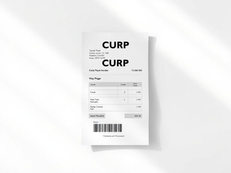 Cómo descargar el comprobante de pago con CURP