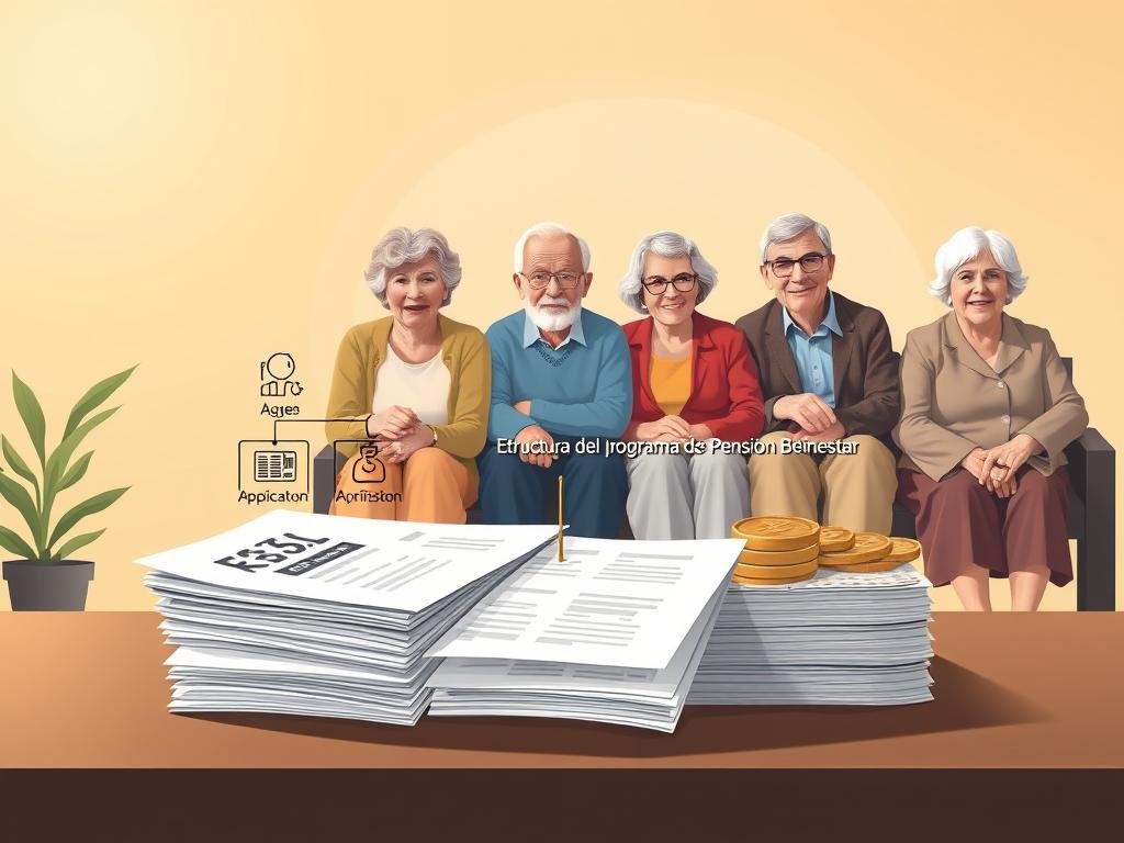 Estructura del programa de Pensión Bienestar
